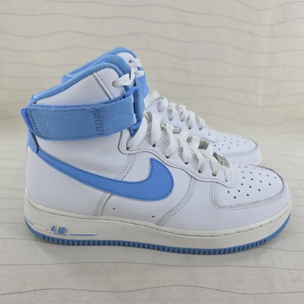 Nike Womens 'University Blue' Air Force 1 High Top OG Shoes DX3805-100 Size 8